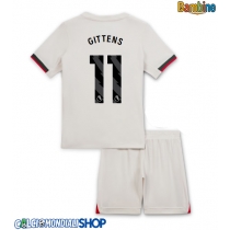 Maglie da calcio Chelsea Jamie Gittens #11 Seconda Maglia Bambino 2025-26 Manica Corta + Pantaloni corti)